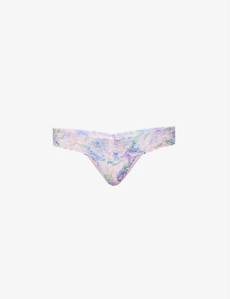 Harmony low-rise stretch-lace thong