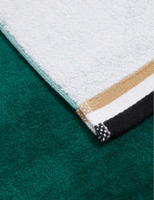 Logo-print cotton beach towel 90cm x 170cm