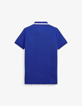 Polo Bear-embroidered cotton-piqué polo shirt 5-7 years