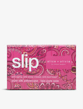 slip x Alice + Olivia Spring Paisley silk pillowcase 51cm x 76cm