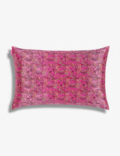 slip x Alice + Olivia Spring Paisley silk pillowcase 51cm x 76cm