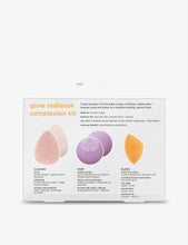 Glow Radiance Complexion set of three make-up sponges