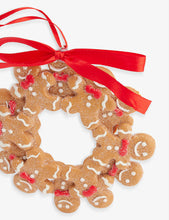 Gingerbread wreath Christmas decoration 17cm