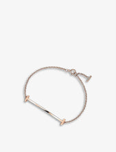 Tiffany T Smile 18ct rose-gold bracelet