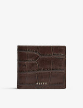 Cabot animal-embossed leather wallet