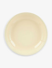 Two-tone enamelled steel dinner plate 26cm