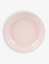 Two-tone enamelled steel dinner plate 26cm