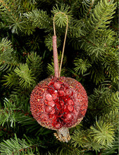 Pomegranate embellished Christmas decoration 17cm