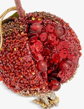 Pomegranate embellished Christmas decoration 17cm