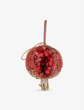 Pomegranate embellished Christmas decoration 17cm