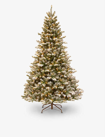 Snowy Spruce artificial Christmas tree with LED lights 6ft