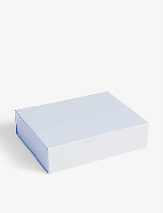 Rectangular stackable cardboard box 22.5cm x 33cm