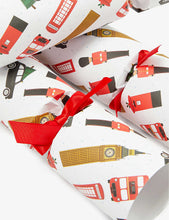 London graphic-print paper Christmas crackers pack of six