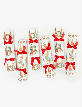 Peter Rabbit graphic-print paper Christmas crackers pack of six