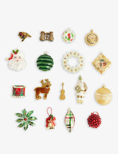 Heir polka-dot glass Christmas decoration 8cm