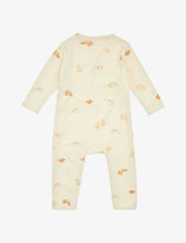 Petit Lapin organic-cotton jersey baby grow 0-6 months