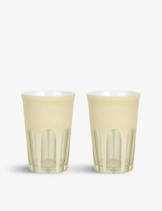 Rialto hand-finished tumbler glasses set of two