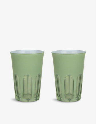 Rialto glass tumbler set of two