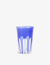 Rialto stripe glass tumbler set of two