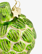 Artichoke glass Christmas decoration