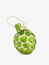 Artichoke glass Christmas decoration