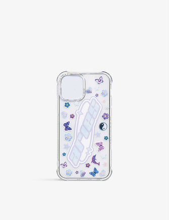 Aries graphic-print silicone iPhone XR case