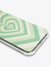 Heart-print silicone iPhone 12 Pro case