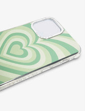 Heart-print silicone iPhone 12 Pro Max case