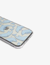 Holo Dolphin Shock graphic-print silicone iPhone XR phone case