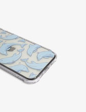 Holo Dolphin Shock graphic-print silicone iPhone 13 phone case