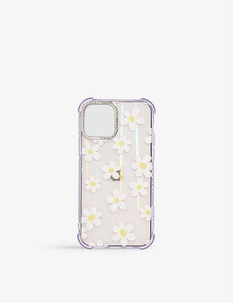 Daisy Holo graphic-print silicone iPhone XR phone case