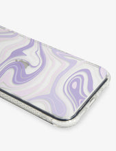 Lilac Swirl graphic-print iPhone XR 11 case