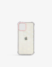 Minimal Heart Shock graphic-print silicone iPhone 13 Mini phone case