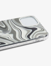 Swirl graphic-print silicone iPhone 12 Pro case