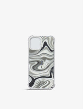 Swirl graphic-print silicone iPhone 13 Pro case