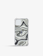 Swirl graphic-print silicone iPhone 13 Pro Max case