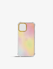 Multi-film graphic-print iPhone XR 11 case