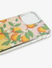 Ombre Orange graphic-print silicone iPhone 13 Pro Max