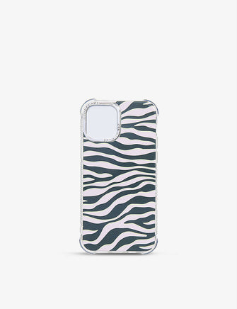 Zebra Stripe graphic-print iPhone 12 Pro case