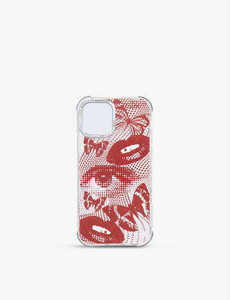 Illusion graphic-print iPhone 12 Pro case