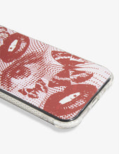 Illusion graphic-print silicone iPhone 13 Pro Max case