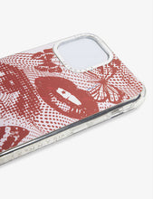 Illusion graphic-print silicone iPhone 13 Pro Max case