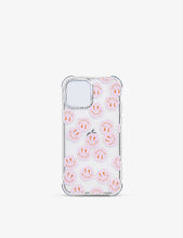 Liquid Happy Face graphic-print iPhone 13 case