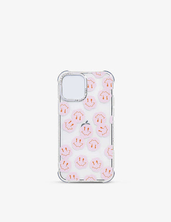 Liquid Happy Face graphic-print iPhone 13 case