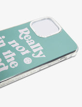 Really Not In The Mood graphic-print iPhone XR 11 phone case