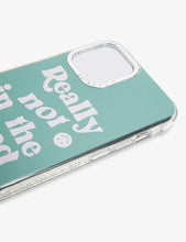 Really Not In The Mood iPhone graphic-print iPhone 12 Pro Max case