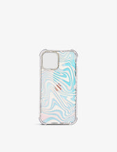 Shimmer Wiggle Shock graphic-print silicone iPhone 12 Mini case