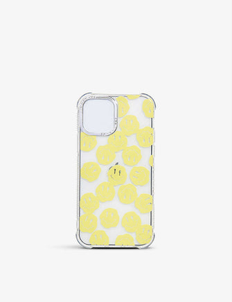 Liquid Happy Face graphic-print iPhone 12 Pro case