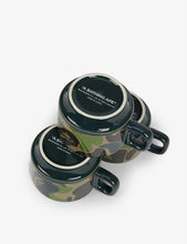 ABC Camo ceramic stacking mugs set of three