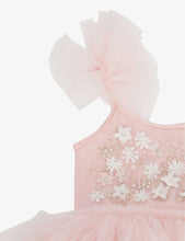 Luella rhinestone-embellished cotton-poplin dress 3-24 months